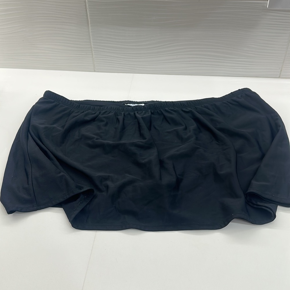 💐 3 for $15 Delta Burke bathing suit bottom black no size around 4x and 5X